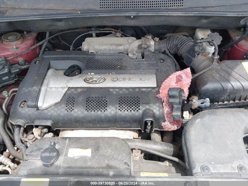 2005 Hyundai Tucson Gl VIN: KM8JM12B05U212891 Lot: 39730820