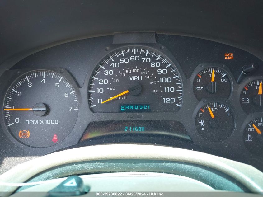 2002 Chevrolet Trailblazer Lt VIN: 1GNDT13S122345032 Lot: 39730822