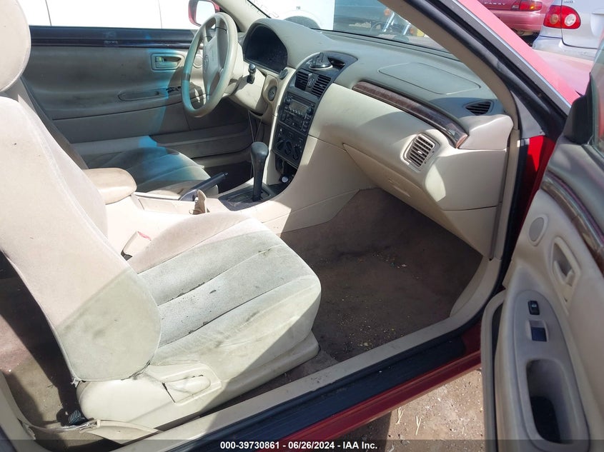 2001 Toyota Camry Solara Se VIN: 2T1CG22P91C500055 Lot: 39730861