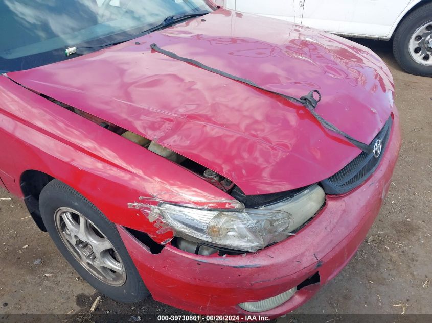 2001 Toyota Camry Solara Se VIN: 2T1CG22P91C500055 Lot: 39730861