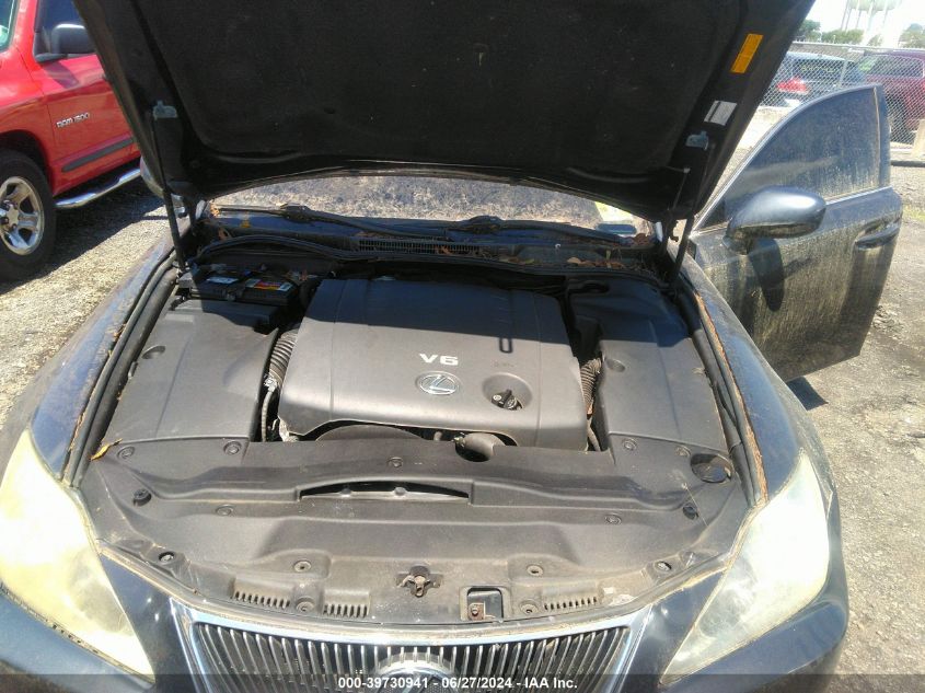 2007 Lexus Is 250 VIN: JTHCK262375008083 Lot: 39730941