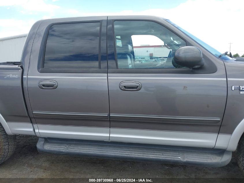 2002 Ford F-150 Lariat/Xlt VIN: 1FTRW08L72KB83294 Lot: 39730968