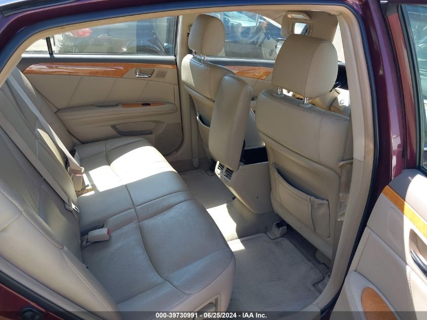 2007 Toyota Avalon Xl/Xls/Touring/Limited VIN: 4T1BK36B87U218652 Lot: 39730991
