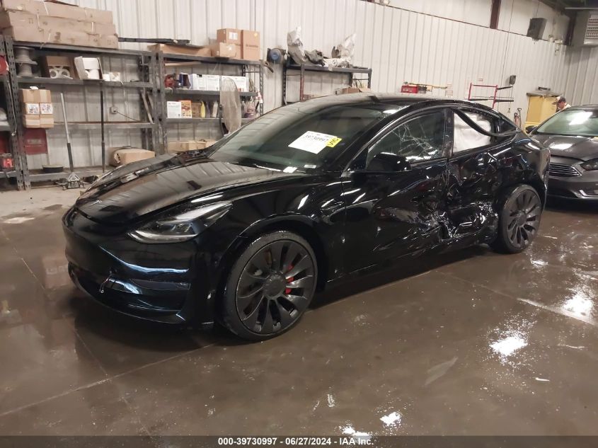 5YJ3E1EC5PF605005 2023 TESLA MODEL 3 - Image 2