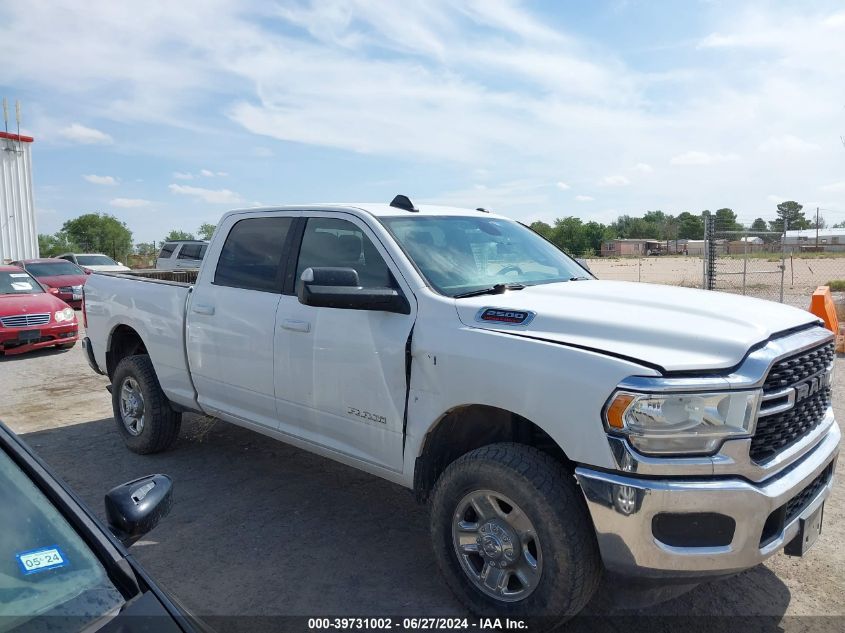 2022 Ram 2500 Big Horn/Lone Star VIN: 3C6UR5DJ7NG119911 Lot: 39731002