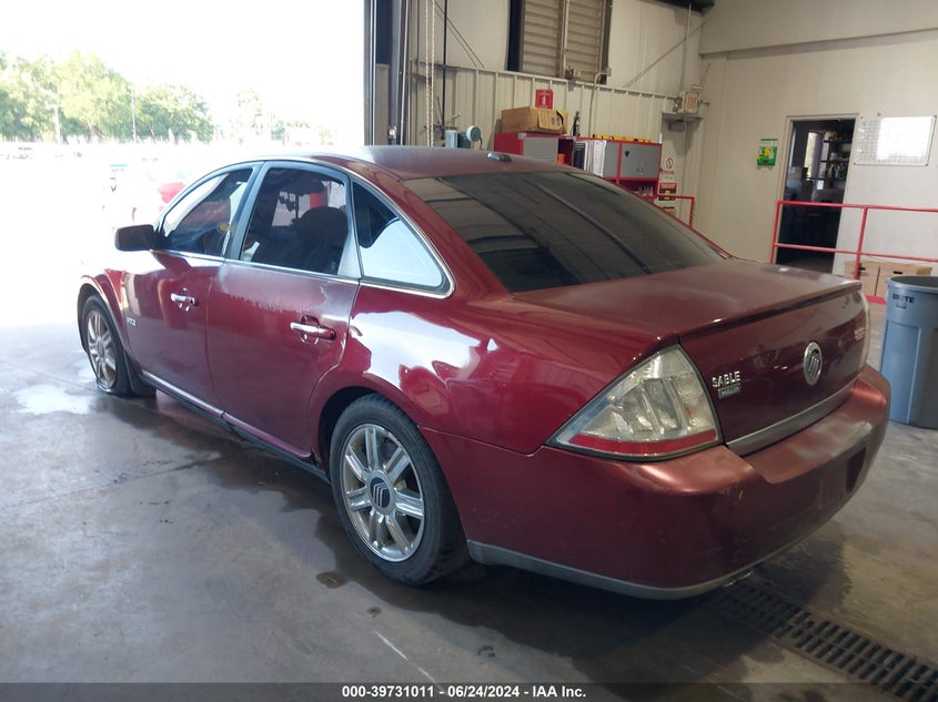 2008 Mercury Sable Premier VIN: 1MEHM42W38G625798 Lot: 39731011