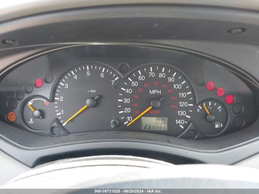 2000 Ford Focus Se VIN: 1FAHP343XYW292209 Lot: 39731025