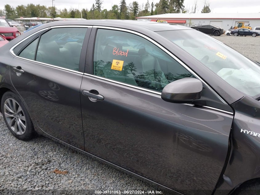 2015 Toyota Camry Hybrid Xle VIN: 4T1BD1FK6FU163163 Lot: 39731053