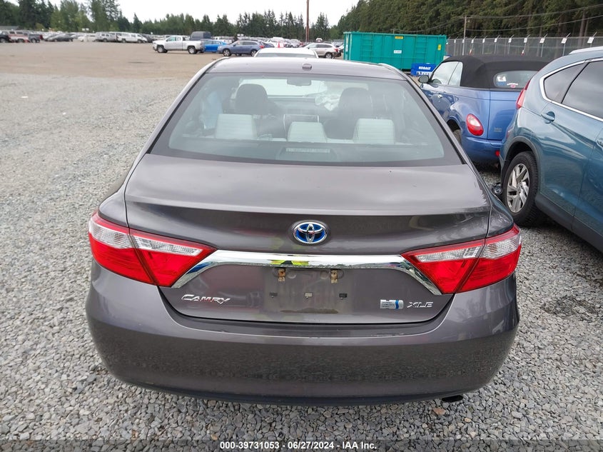 2015 Toyota Camry Hybrid Xle VIN: 4T1BD1FK6FU163163 Lot: 39731053
