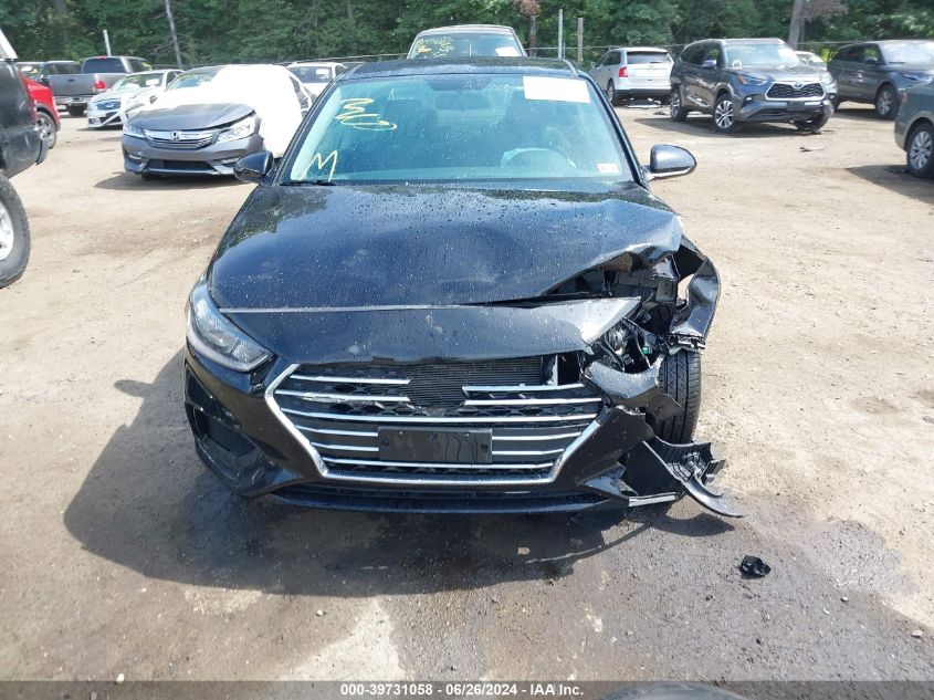 2022 Hyundai Accent Se VIN: 3KPC24A66NE171934 Lot: 39731058