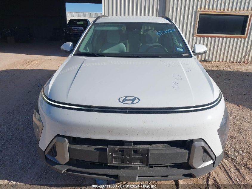 2024 Hyundai Kona Sel VIN: KM8HB3AB5RU144918 Lot: 39731080