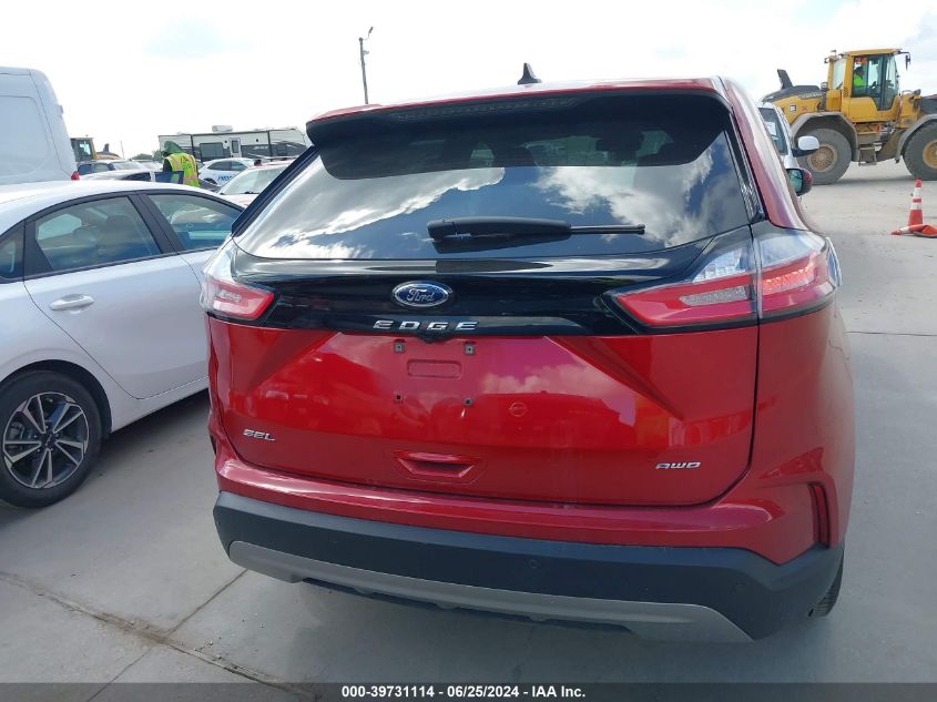 2022 Ford Edge Sel VIN: 2FMPK4J91NBA93819 Lot: 39731114