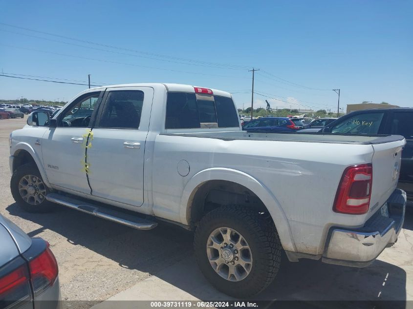 2022 Ram 2500 Laramie VIN: 3C6UR5FL5NG390268 Lot: 39731119