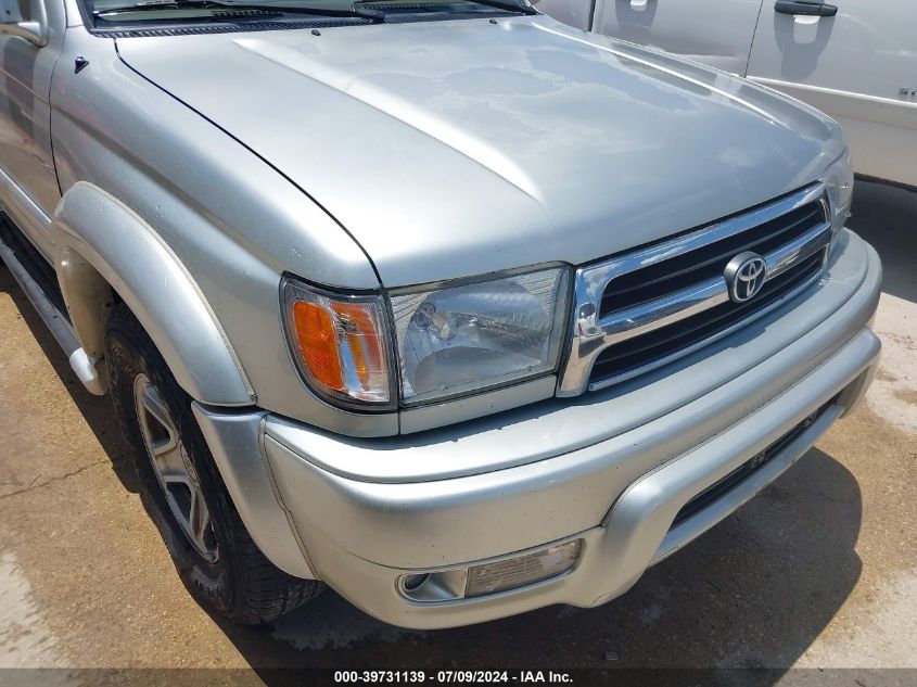 2000 Toyota 4Runner Limited V6 VIN: JT3HN87R6Y9041610 Lot: 39731139