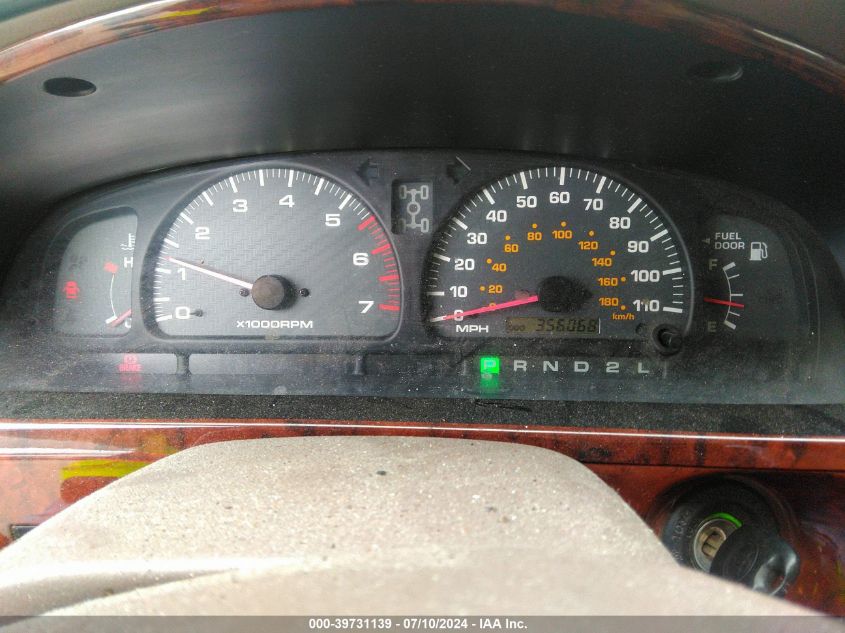 2000 Toyota 4Runner Limited V6 VIN: JT3HN87R6Y9041610 Lot: 39731139