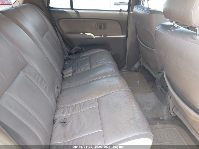 2000 Toyota 4Runner Limited V6 VIN: JT3HN87R6Y9041610 Lot: 39731139