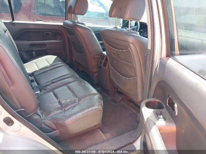 2006 Honda Pilot Ex-L VIN: 5FNYF285X6B015015 Lot: 39731149