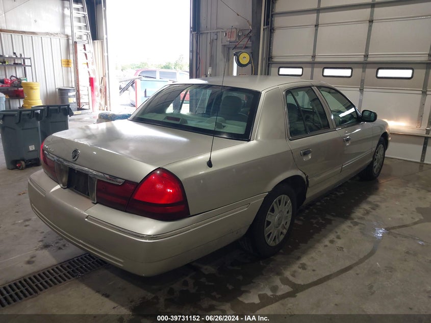 2005 Mercury Grand Marquis Gs VIN: 2MEFM74W85X659845 Lot: 39731152