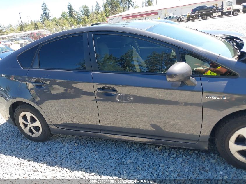 2012 Toyota Prius Three VIN: JTDKN3DU2C1522068 Lot: 39731198