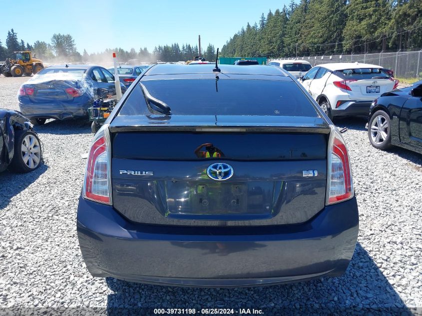 2012 Toyota Prius Three VIN: JTDKN3DU2C1522068 Lot: 39731198