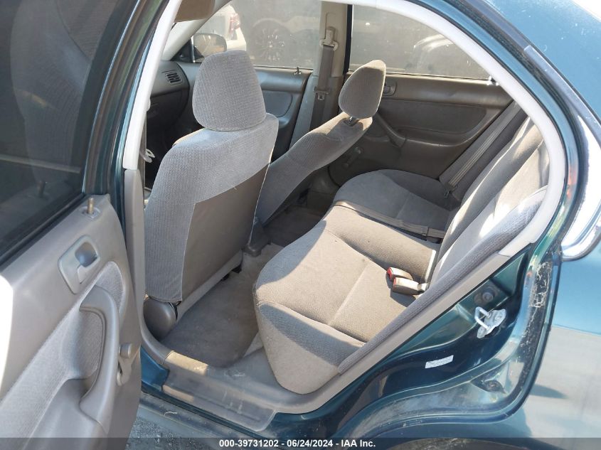 1998 Honda Civic Dx VIN: JHMEJ6620WS006360 Lot: 39731202