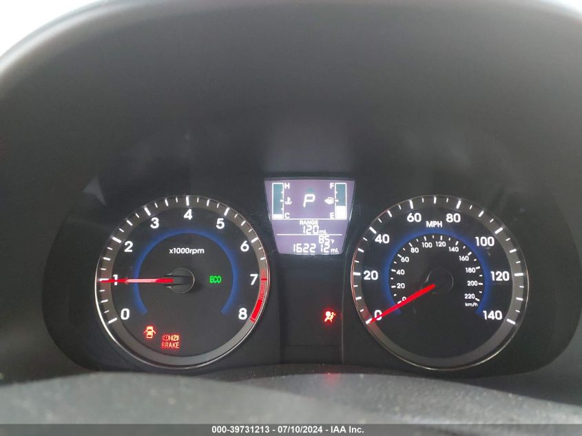 2015 Hyundai Accent Gls VIN: KMHCT4AE4FU838437 Lot: 39731213