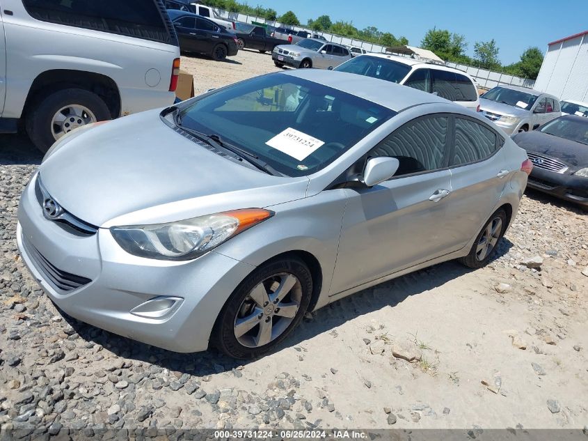 2013 Hyundai Elantra Gls VIN: 5NPDH4AE5DH349739 Lot: 39731224