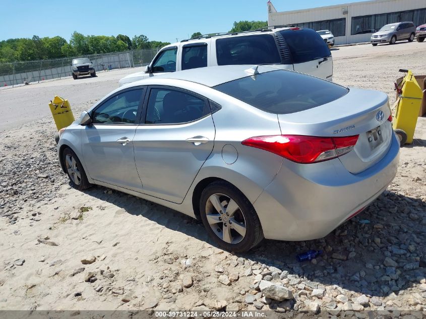 2013 Hyundai Elantra Gls VIN: 5NPDH4AE5DH349739 Lot: 39731224