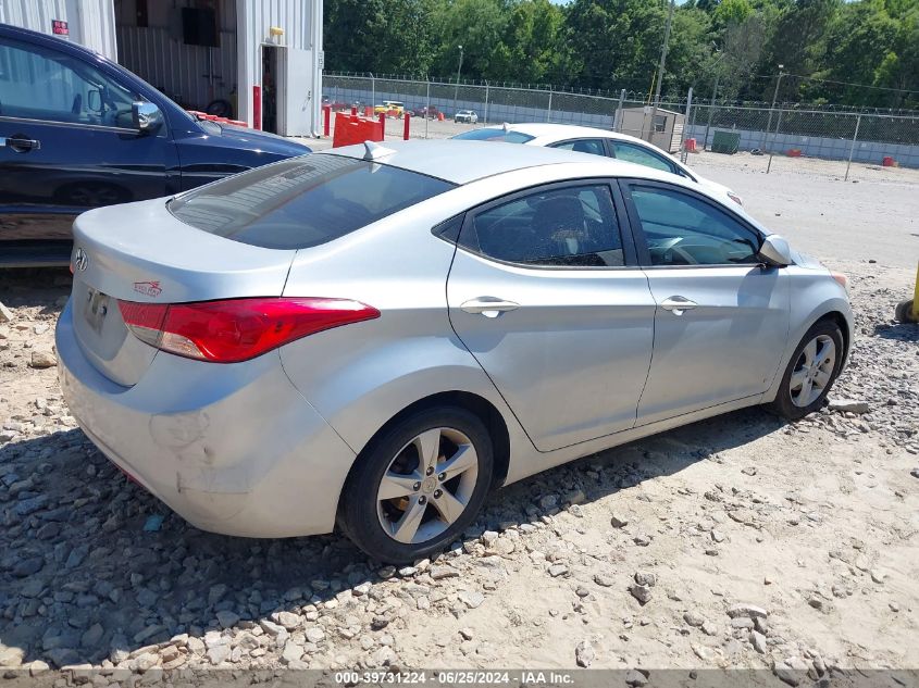 2013 Hyundai Elantra Gls VIN: 5NPDH4AE5DH349739 Lot: 39731224