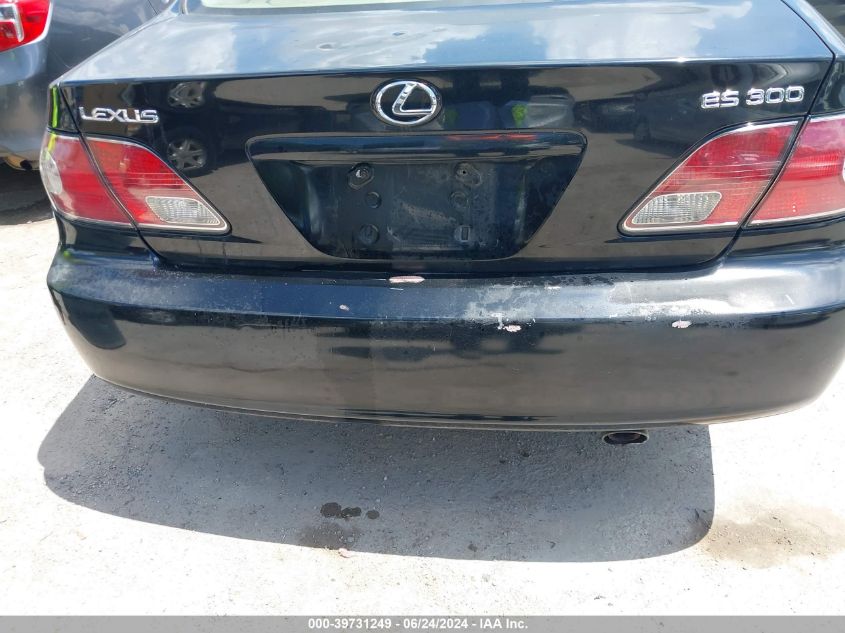 2003 Lexus Es 300 VIN: JTHBF30G530128839 Lot: 39731249