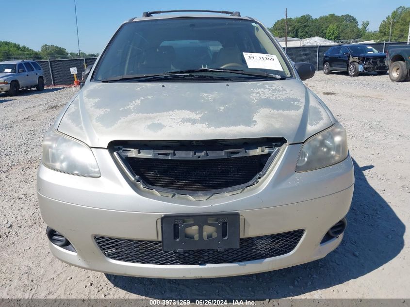 2004 Mazda Mpv Lx VIN: JM3LW28A940505892 Lot: 39731269