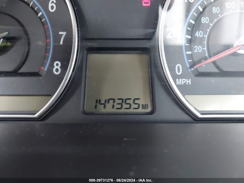 2007 Kia Optima Lx V6 VIN: KNAGE124775120989 Lot: 39731276