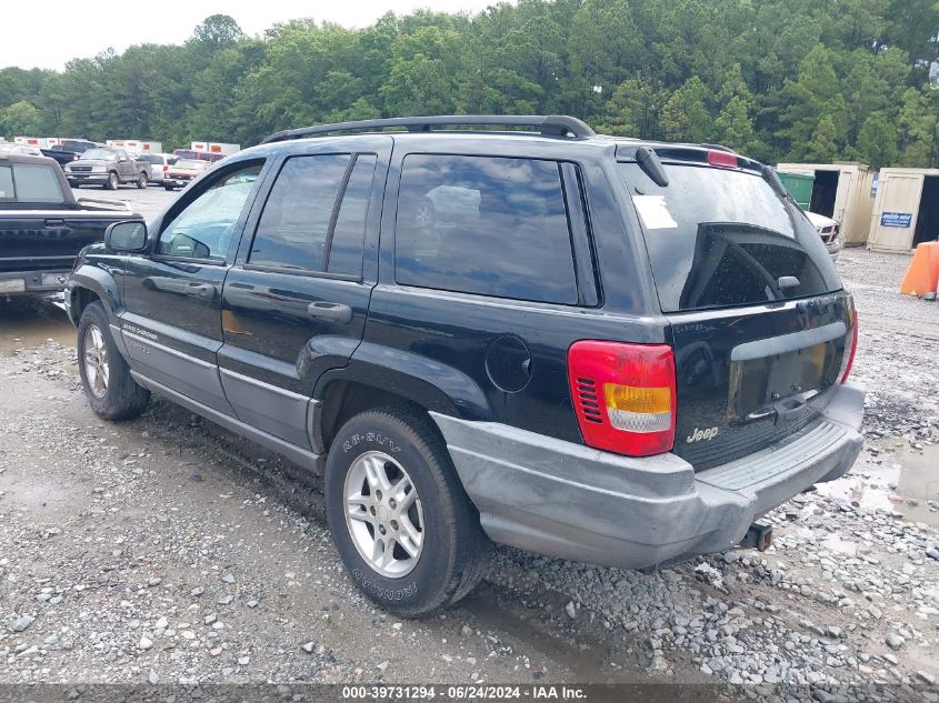 2002 Jeep Grand Cherokee Laredo VIN: 1J4GX48S62C150892 Lot: 39731294