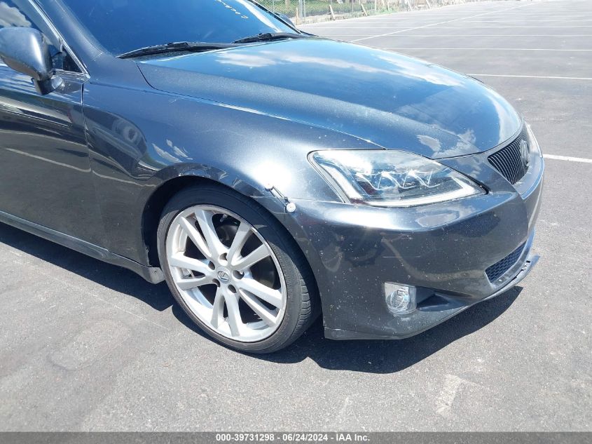 2007 Lexus Is 250 VIN: JTHBK262275046190 Lot: 39731298