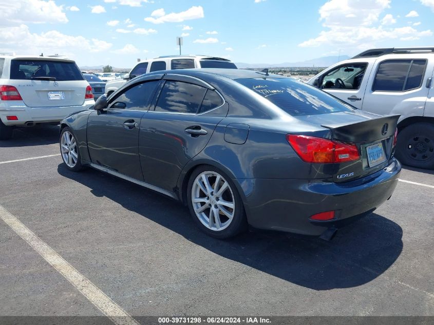 2007 Lexus Is 250 VIN: JTHBK262275046190 Lot: 39731298