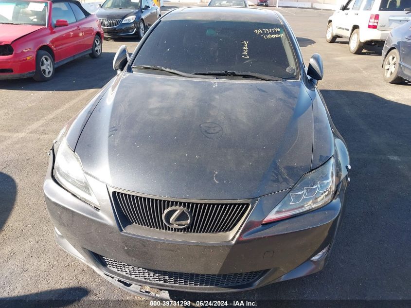2007 Lexus Is 250 VIN: JTHBK262275046190 Lot: 39731298