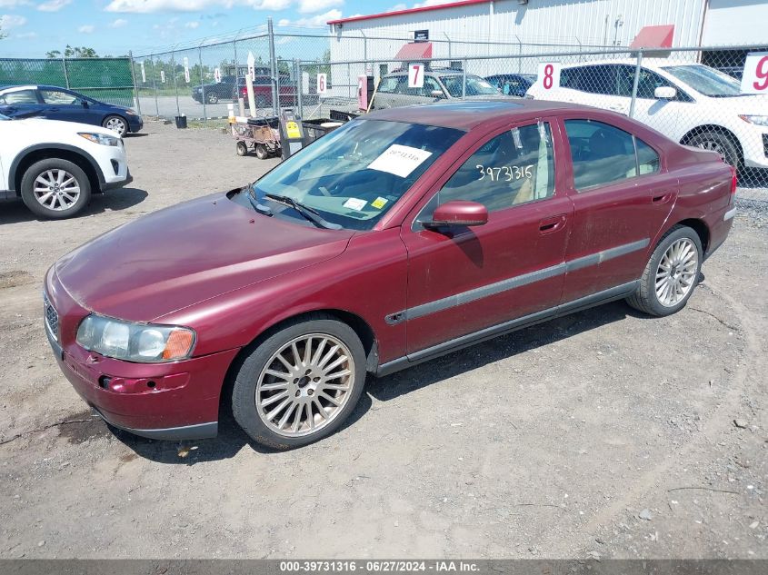 YV1RS59V342392652 | 2004 VOLVO S60