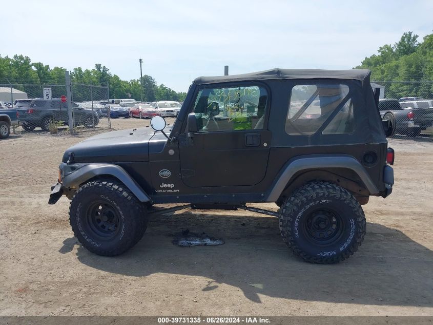 2004 Jeep Wrangler X VIN: 1J4FA39S14P790333 Lot: 39731335