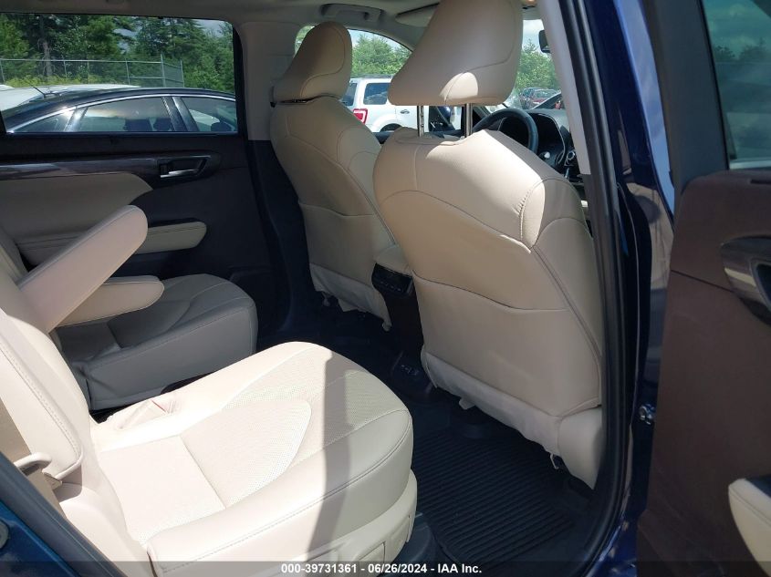 2022 Toyota Highlander Hybrid Limited VIN: 5TDXBRCH3NS562607 Lot: 39731361