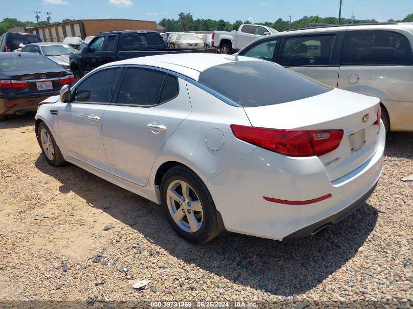 2015 Kia Optima Lx VIN: KNAGM4A78F5645476 Lot: 39731369