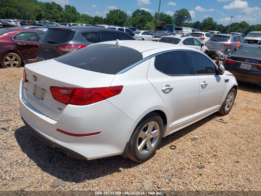 2015 Kia Optima Lx VIN: KNAGM4A78F5645476 Lot: 39731369