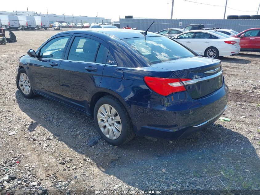 1C3CCBAB4DN641407 | 2013 CHRYSLER 200