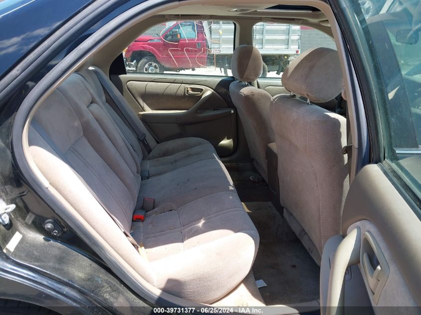 1999 Toyota Camry Le VIN: 4T1BG22K7XU457255 Lot: 39731377