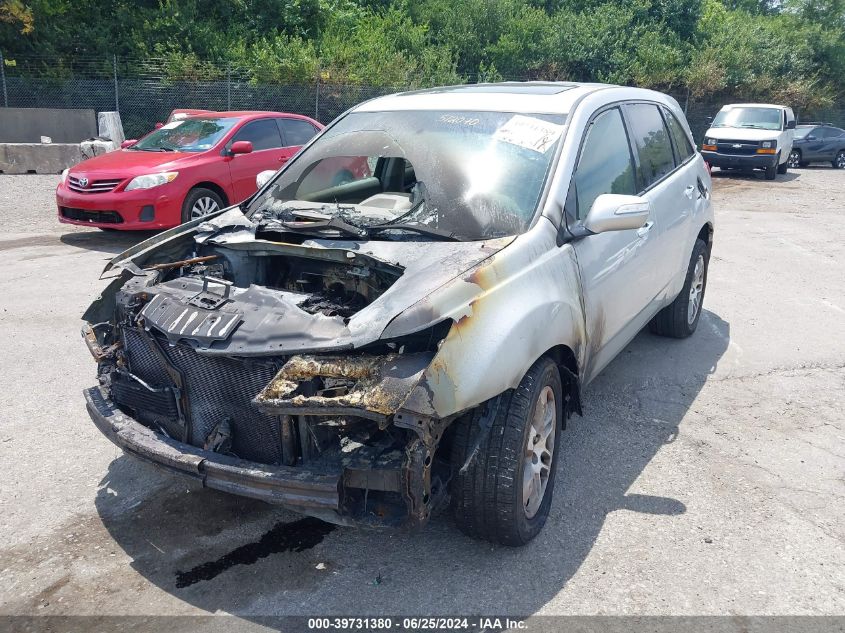 2008 Acura Mdx Technology Package VIN: 2HNYD28308H512070 Lot: 39731380