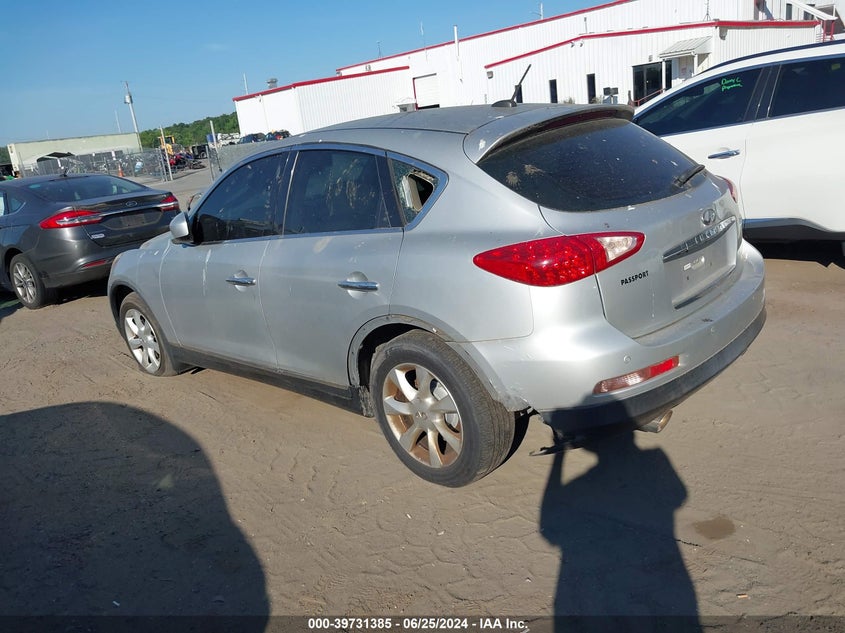 2008 Infiniti Ex35 Journey VIN: JNKAJ09F48M352350 Lot: 39731385