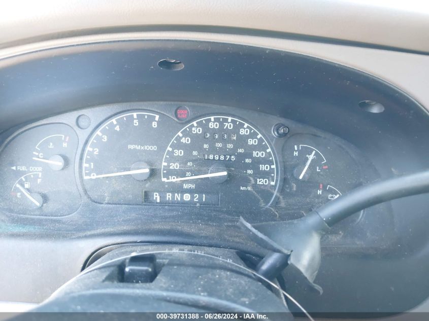 2000 Ford Ranger Xl/Xlt VIN: 1FTYR14V4YTA61589 Lot: 39731388