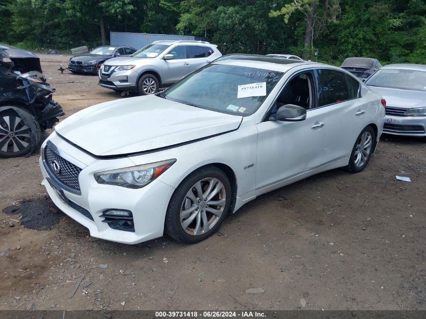 2014 Infiniti Q50 Hybrid Premium/Sport VIN: JN1AV7AR3EM703381 Lot: 39731418