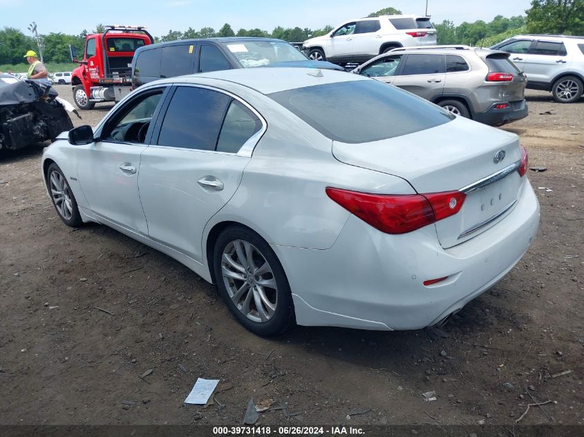 2014 Infiniti Q50 Hybrid Premium/Sport VIN: JN1AV7AR3EM703381 Lot: 39731418