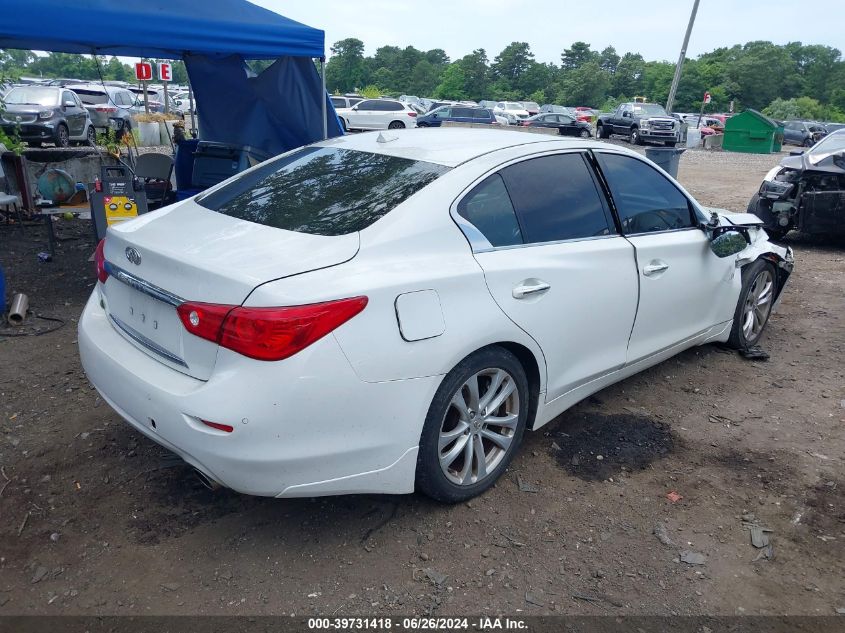 2014 Infiniti Q50 Hybrid Premium/Sport VIN: JN1AV7AR3EM703381 Lot: 39731418