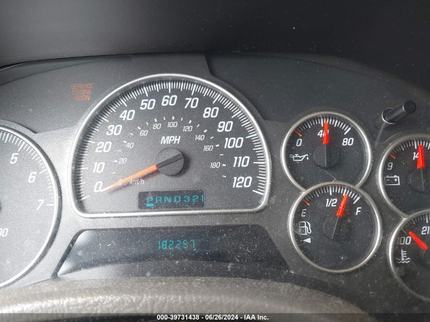 2003 GMC Envoy Xl Sle VIN: 1GKES16S036145561 Lot: 39731438